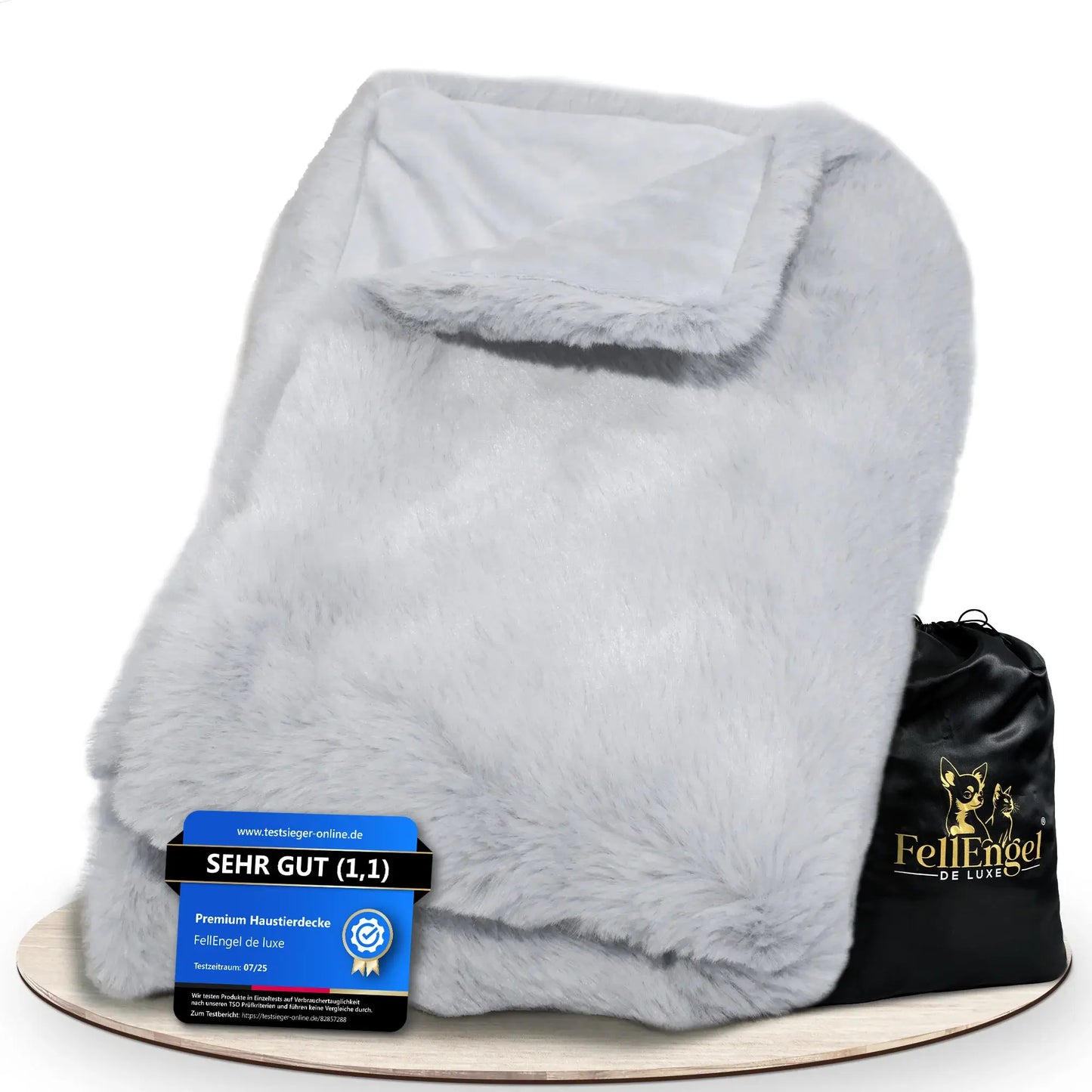 Webpelz Kuscheldecke (Cashmere Gray)