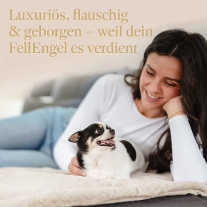 Webpelz Kuscheldecke (Cashmere Beige)