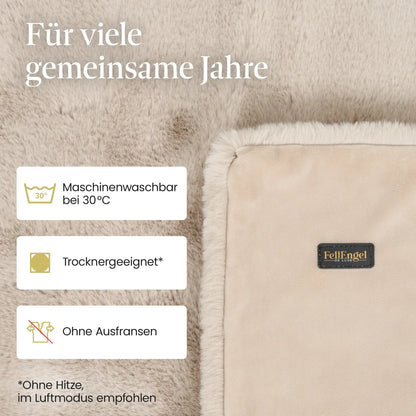 Webpelz Kuscheldecke (Cashmere Beige)