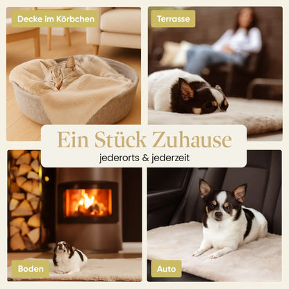 Webpelz Kuscheldecke (Cashmere Beige)