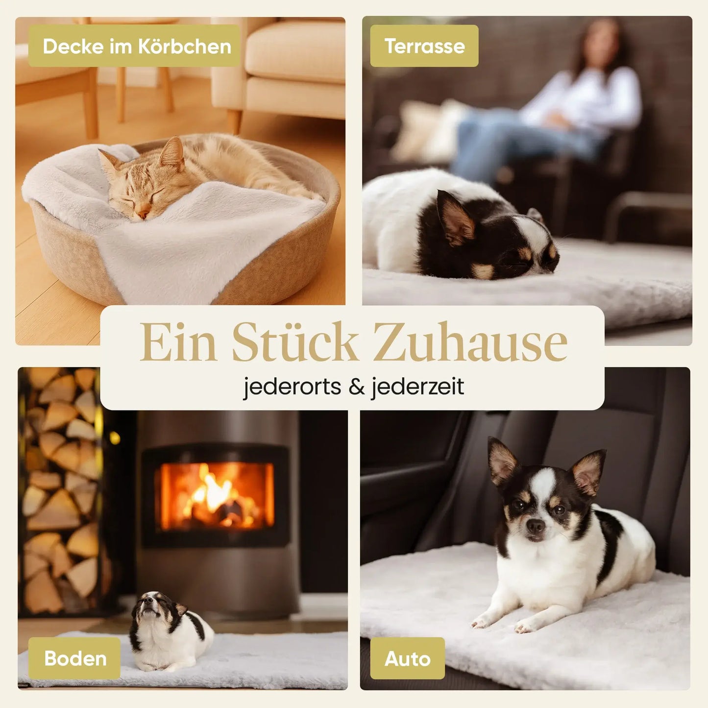 Webpelz Kuscheldecke (Cashmere Gray)